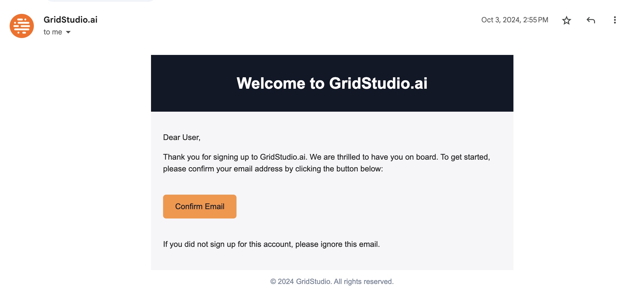 Email Confirmation